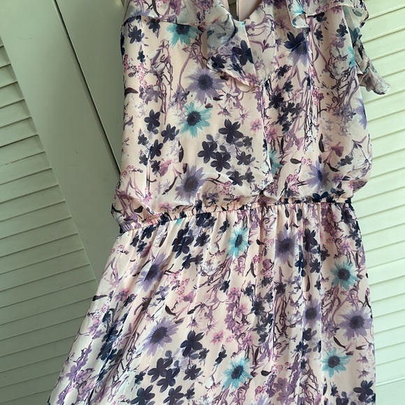 Pink and blue floral maxi dress - Picture 5 of 6